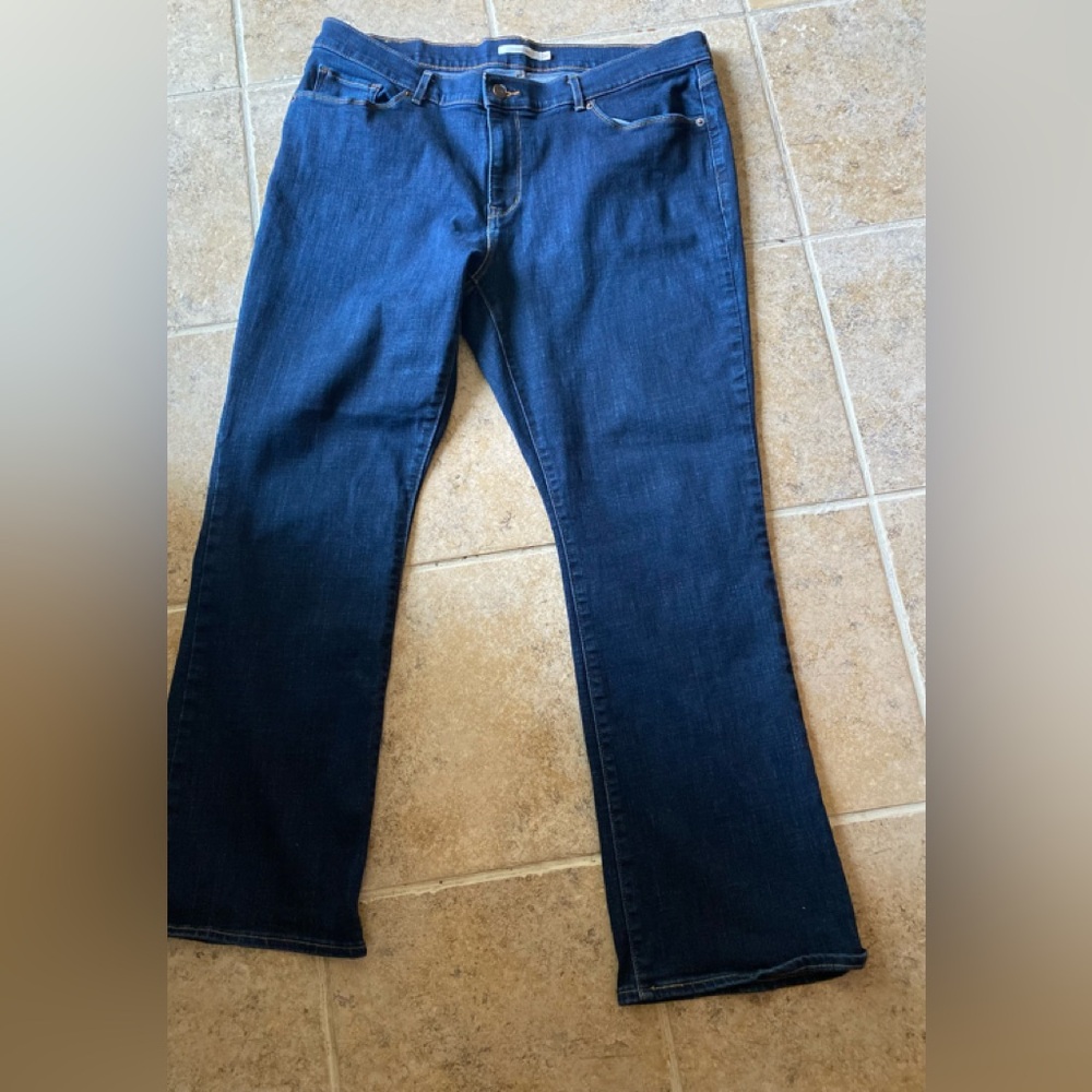 NWOT Levi’s - Mens dark denim (classic boot) stretch jeans, Size: 34/30